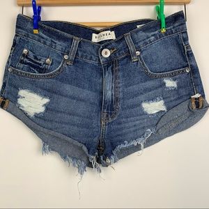 🍫 bullhead denim shorts